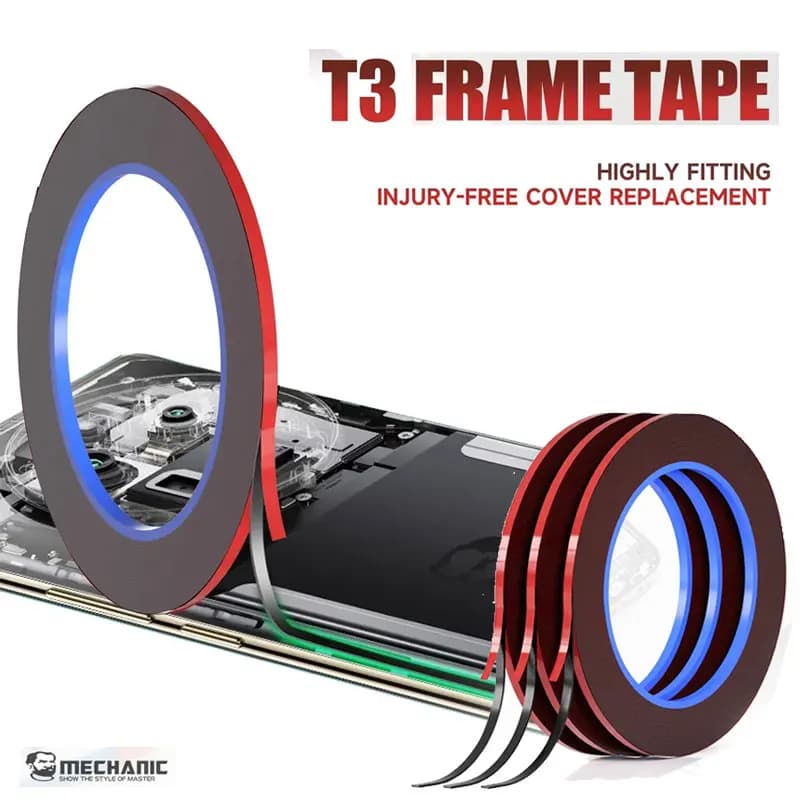 MECHANIC T3 3mm Green Foam Double-sided Tape Edge Screen Frame Glue for Phone Tablet Repair Adhesive