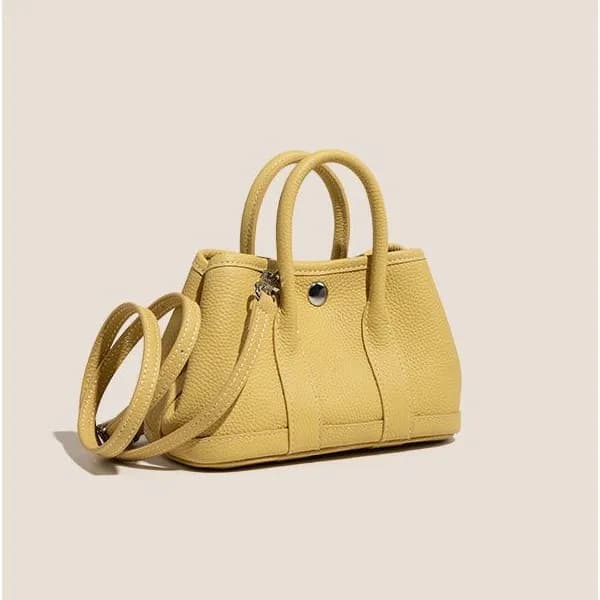 100% Genuine Leather Unique Leisure Diaper Bag Shopper Tote Crossbody Handbag For Commuter Daily Casual