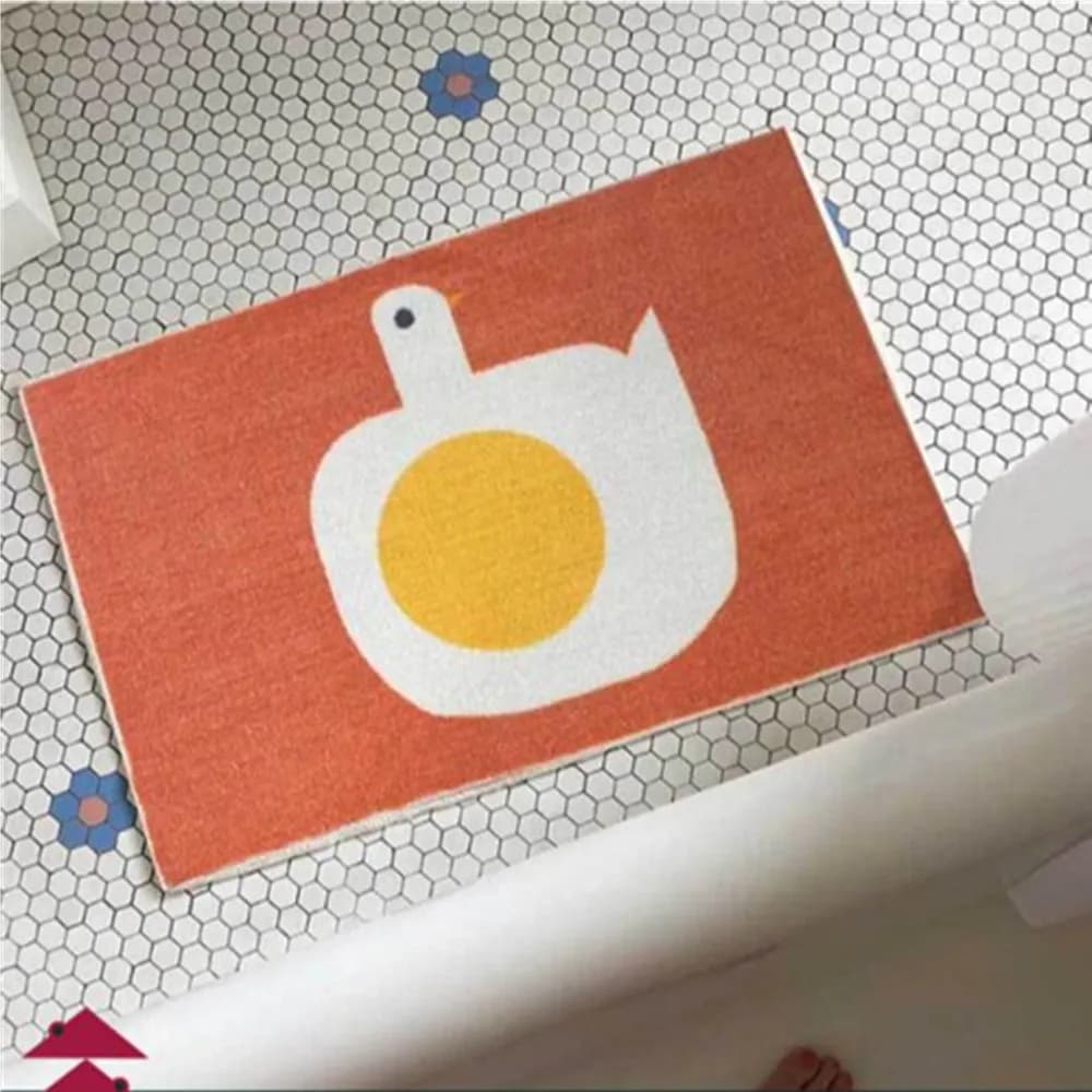 Stile creativo nordico Kilim Tappeto per porta spesso Tappetino per ingresso Corridoio Cucina Bagno Tappeto antiscivolo Tappetino per rimozione polvere Zerbino