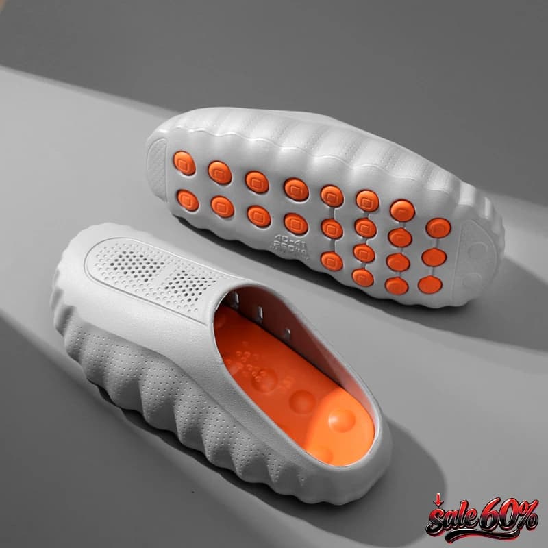Zoccoli da Massaggio Unisex Antiscivolo Traspiranti con Fori, Ciabatte da Uomo, Scarpe da Giardino, Sandali da Spiaggia, Ciabatte da Doccia per Interni ed Esterni, Estivi