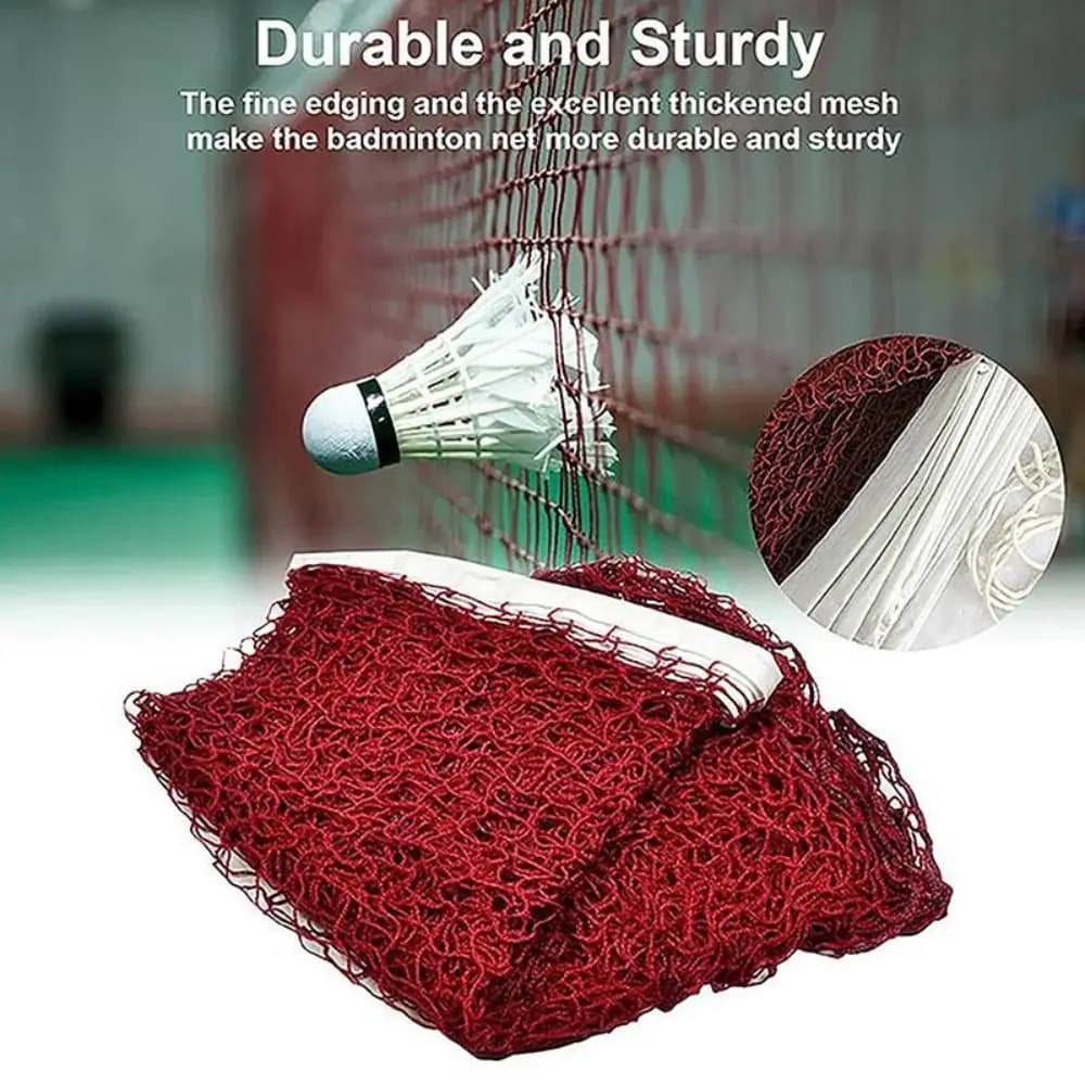 Rete da badminton standard di ricambio, facile da montare, rete da tennis pieghevole, rete da pallavolo per pratica sportiva, intrattenimento e competizioni