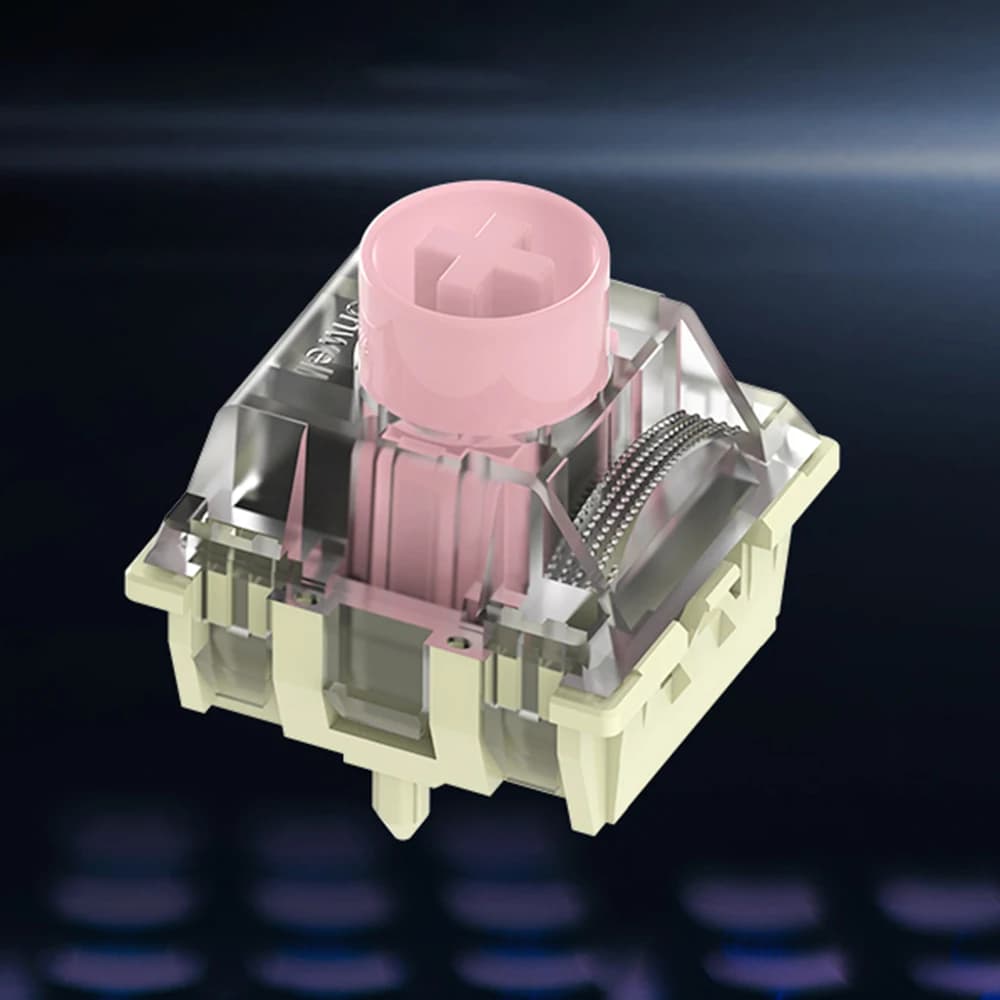 Interruttore ultra magnetico Unionwell RGB lineare per tastiera meccanica magnetica Pre lubrificata a molla lunga 480Gs