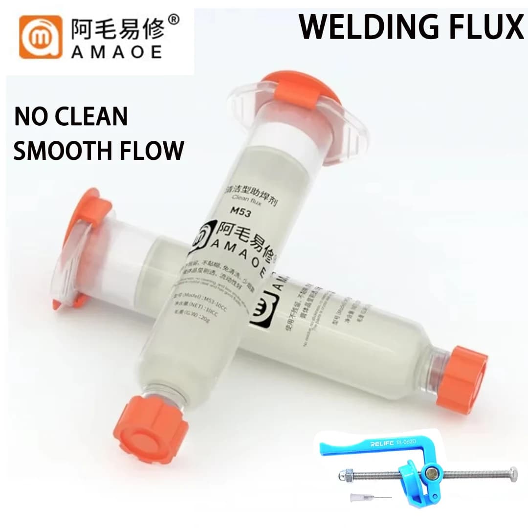 M53 10CC No Pulito Flusso Liscio Tracky Flusso di saldatura per Elettronica PCB IC Cellulari Laptop CPU LED BGA Riparazione Strumento di Correzione