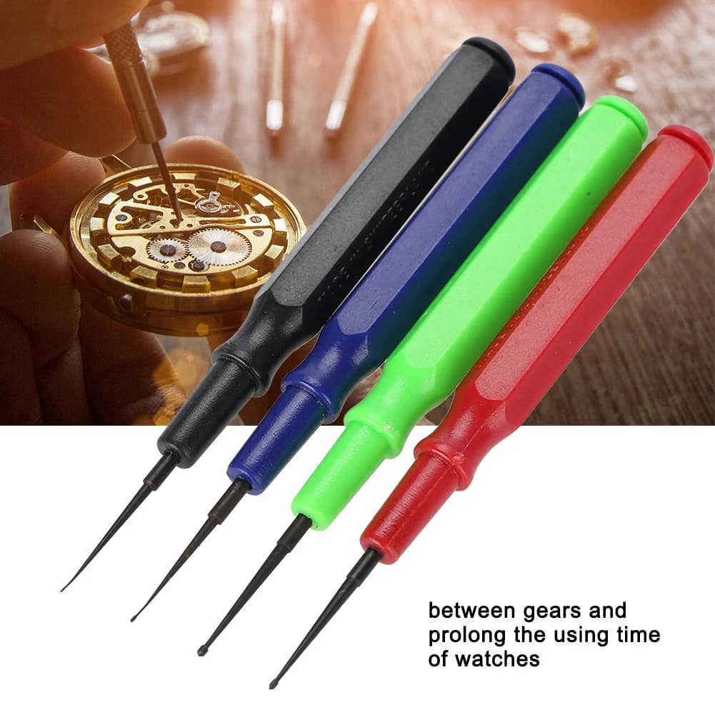 Penna Lubrificante per Orologi / Set di Strumenti per Riparazione Orologi con Ago Lubrificante