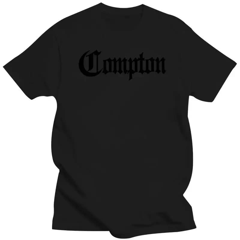 Compton California GOTHIC Eazy E NWA Dr. Dre Straight out COMPTON Cool T-shirt uomo donna cotone moda magliette Plus Size