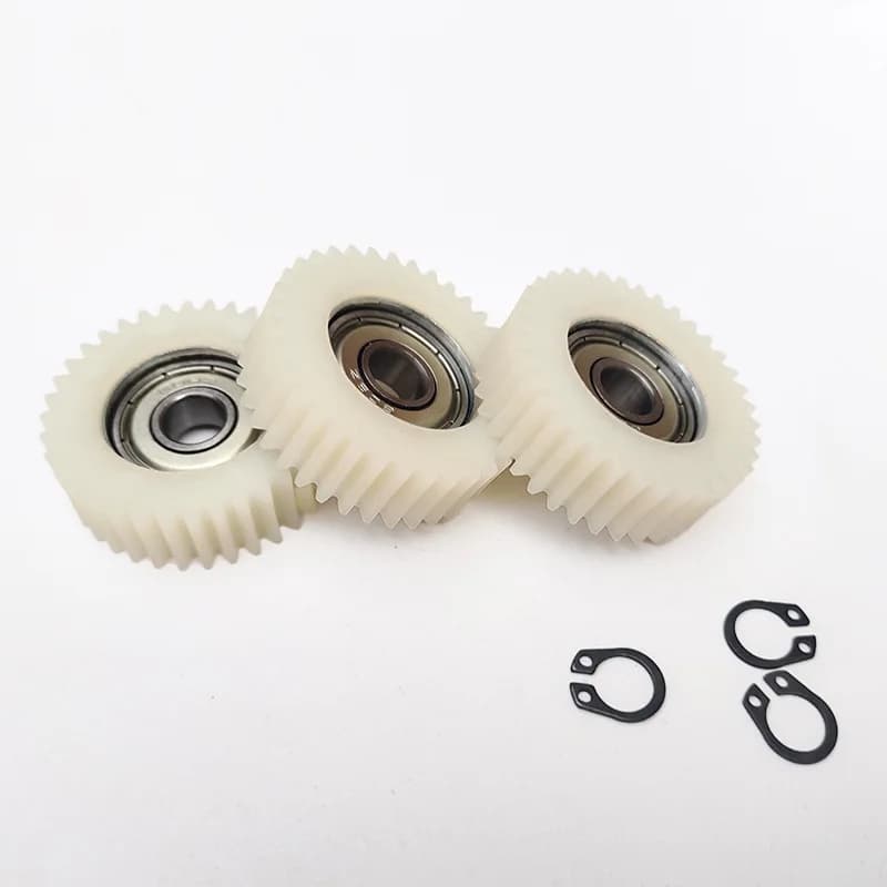 3 pezzi 47,5x13,5 mm | Ingranaggio planetario 38x12mm 36 denti Ingranaggi con cuscinetti da 8mm Mozzi ruota Ingranaggio in nylon per bici elettrica per bici elettrica