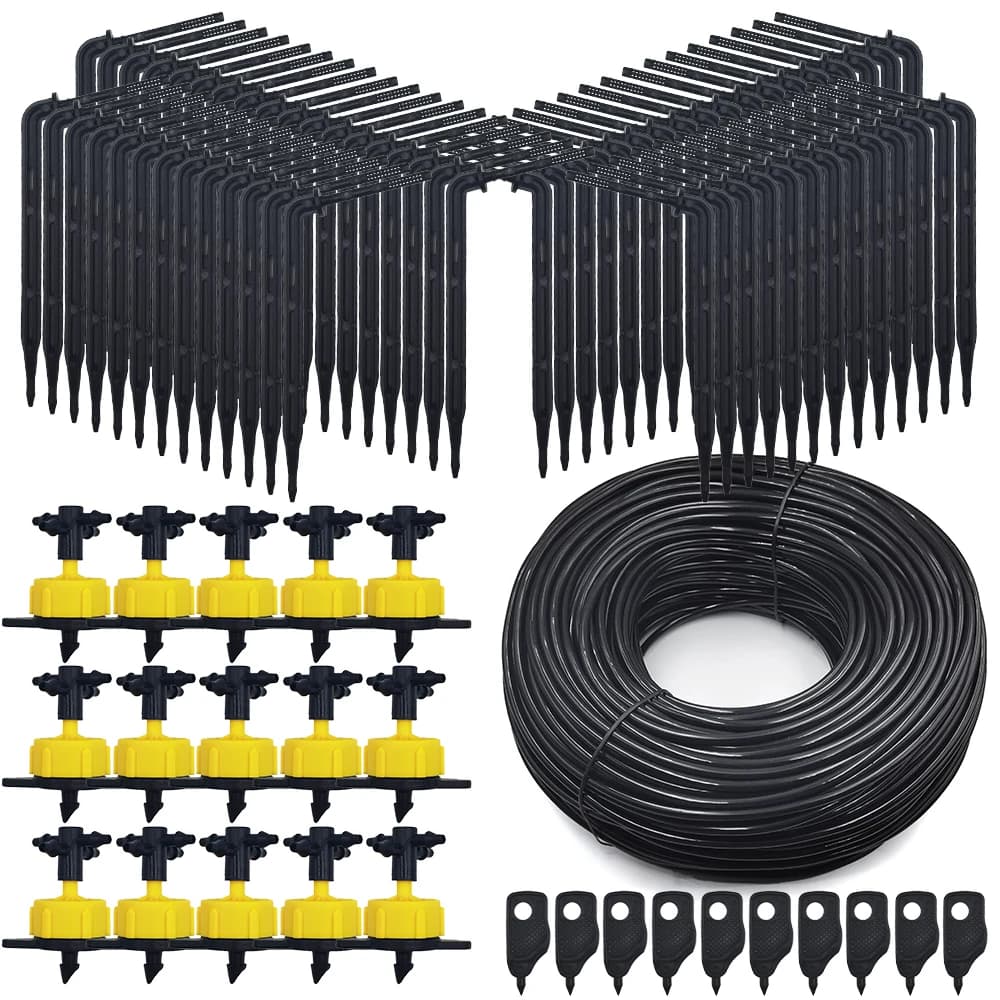 10-100M 2L/H emettitore di compensazione della pressione kit di irrigazione a freccia con perforatore per sistema di irrigazione a goccia per serra agricola