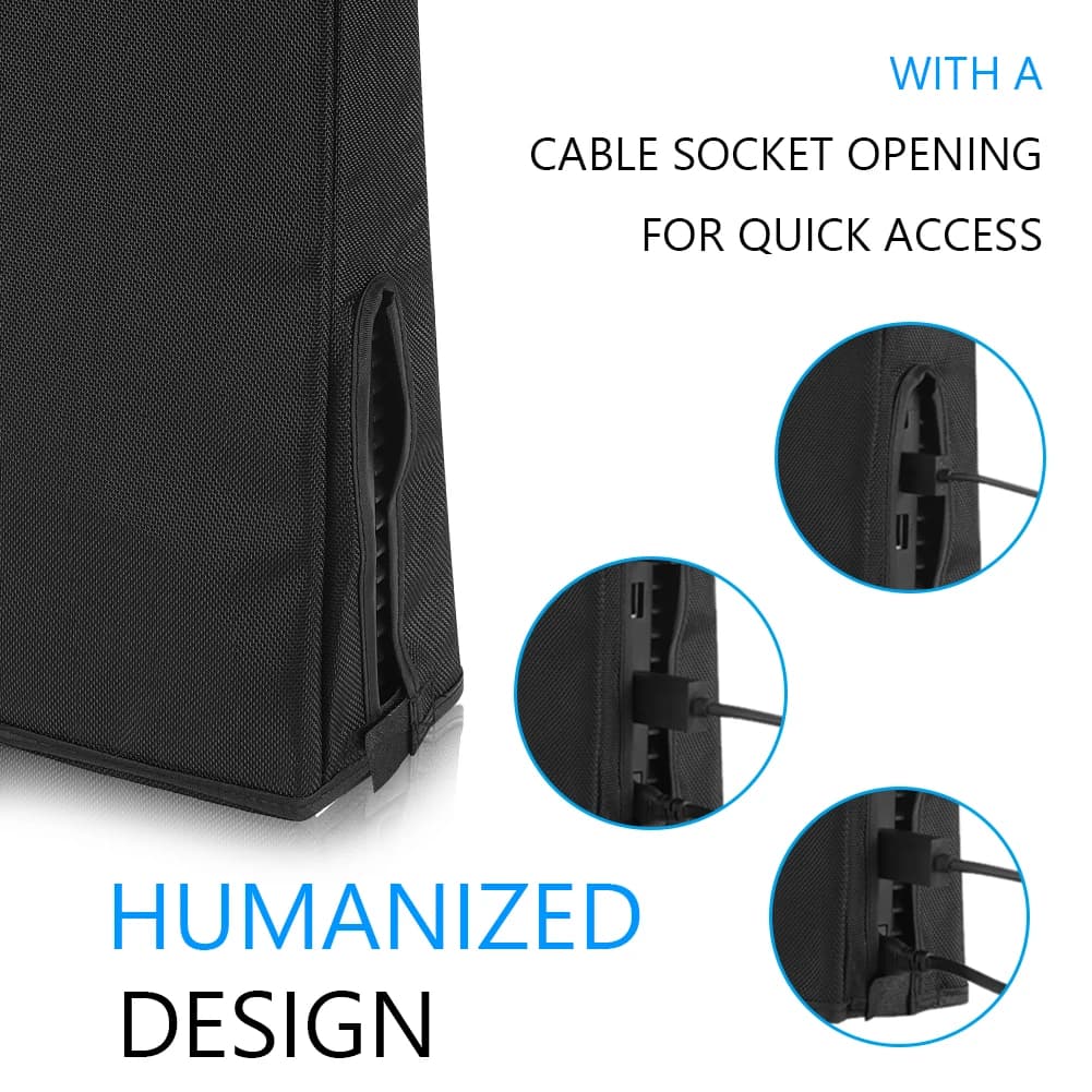 Custodia antipolvere verticale/orizzontale per PS5 Slim Console Host Custodia protettiva antigraffio per Playstation 5 Slim Accessorio