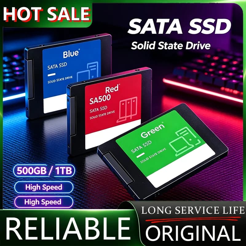 2026 HOT SALE New Ultra Slim 2.5 Inch Portable SSD USB 3.1 External Solid State Drive 560MB/s High Speed Storage for Mac PC