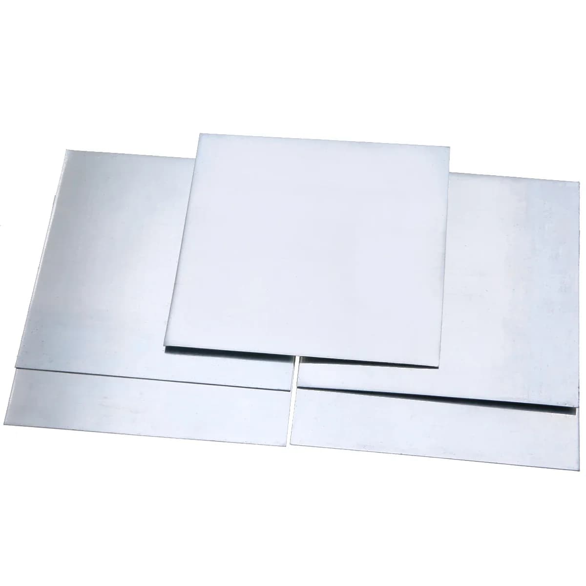 Piastra in lamiera di zinco puro Zn da 5 pezzi ad alta purezza, spessore 0,5 mm, lamina metallica 100 mm x 100 mm per utensili elettrici