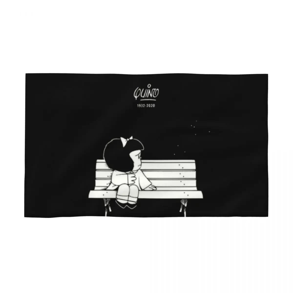 Mafalda Quino Tribute Asciugamano in cotone Argentino Cartoon Fumetti Viaggiare Nuoto Asciugamani da campeggio