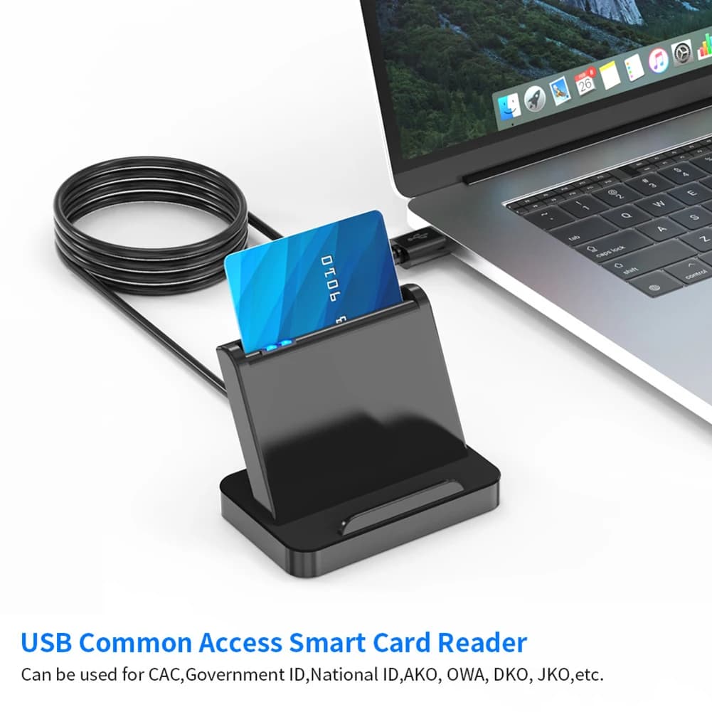 SCR816 lettore di Smart Card USB ID IC CAC lettore di schede SIM per Windows Max OS Linux Multi Smart Cardreader lettore di schede SD
