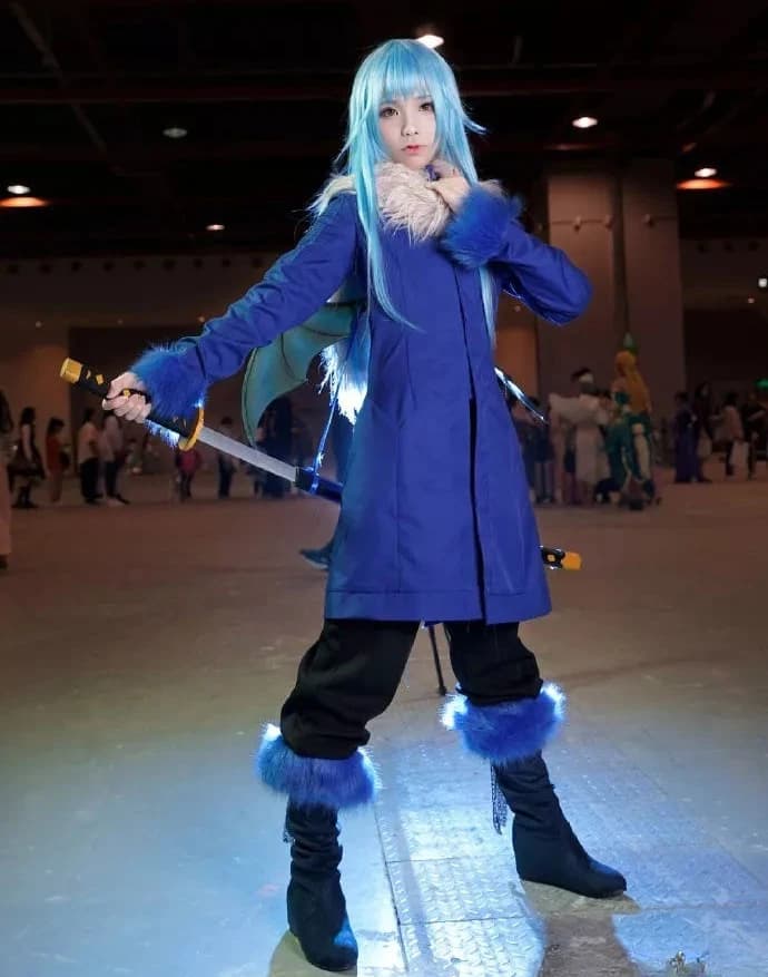 Rimuru Tempest Costume Cosplay quella volta mi sono reincarnato come una Slime parrucca scarpe Halloween festa di natale costumi accessori