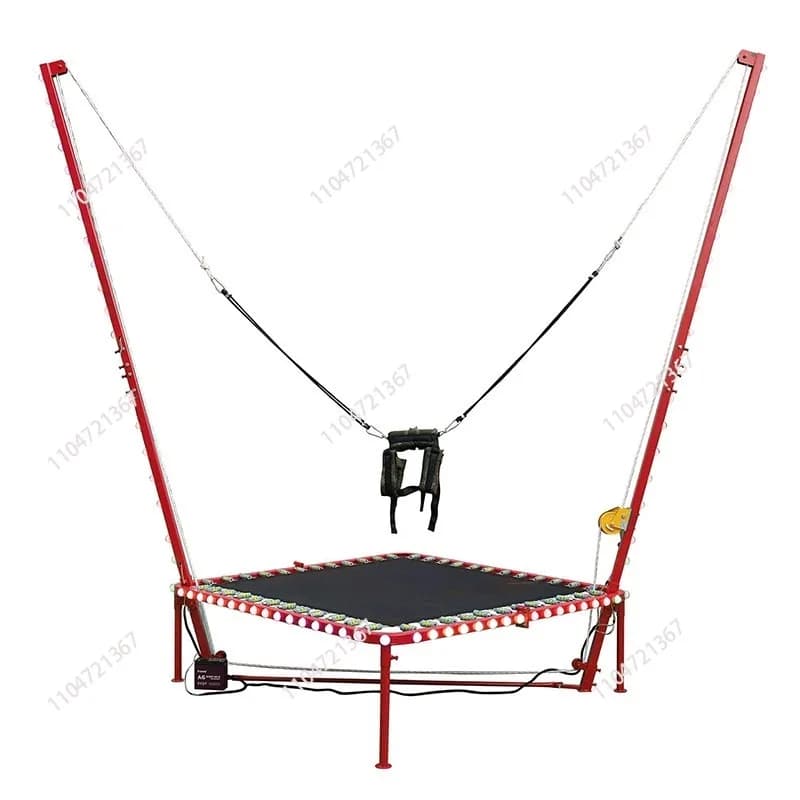 Bungee jump rubber sale kids cord outdoor trampoline bungee jump rope equipment ankle harness