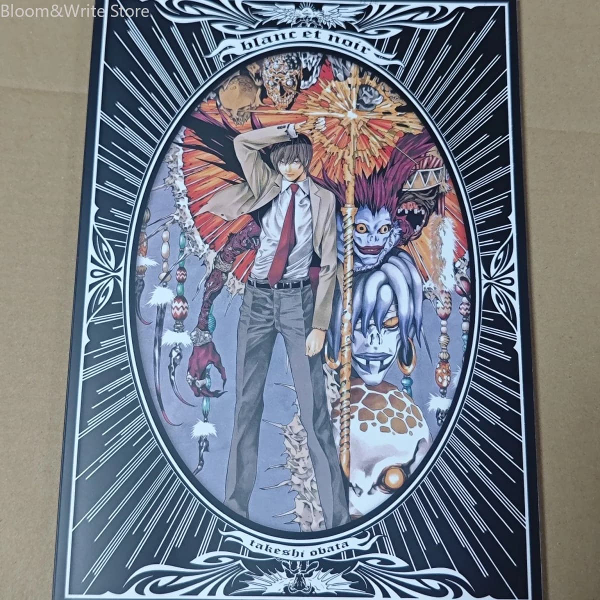 D-Death Note Takeshi Obata Art Book Character Scene Action Storyboard Art Line Sketch Manuscript Full Color Illustration Anime