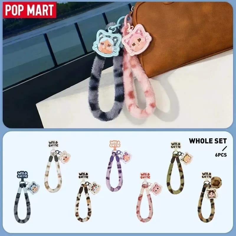 POP MART CRYBABY Wild but Cutie Series-Fascino del telefono Scatola cieca Guess Bag Scatola misteriosa Giocattoli Bambola Cute Anime Figure Ornamenti per il desktop