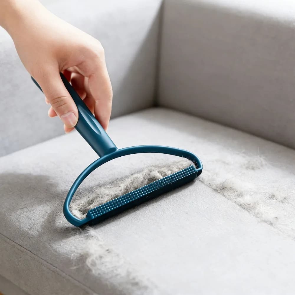 Levapelucchi Portatile e Rimuovi Peli di Animali Domestici, Efficace per Tappeti, Tappetini Auto, Coperte, Vestiti e Mobili