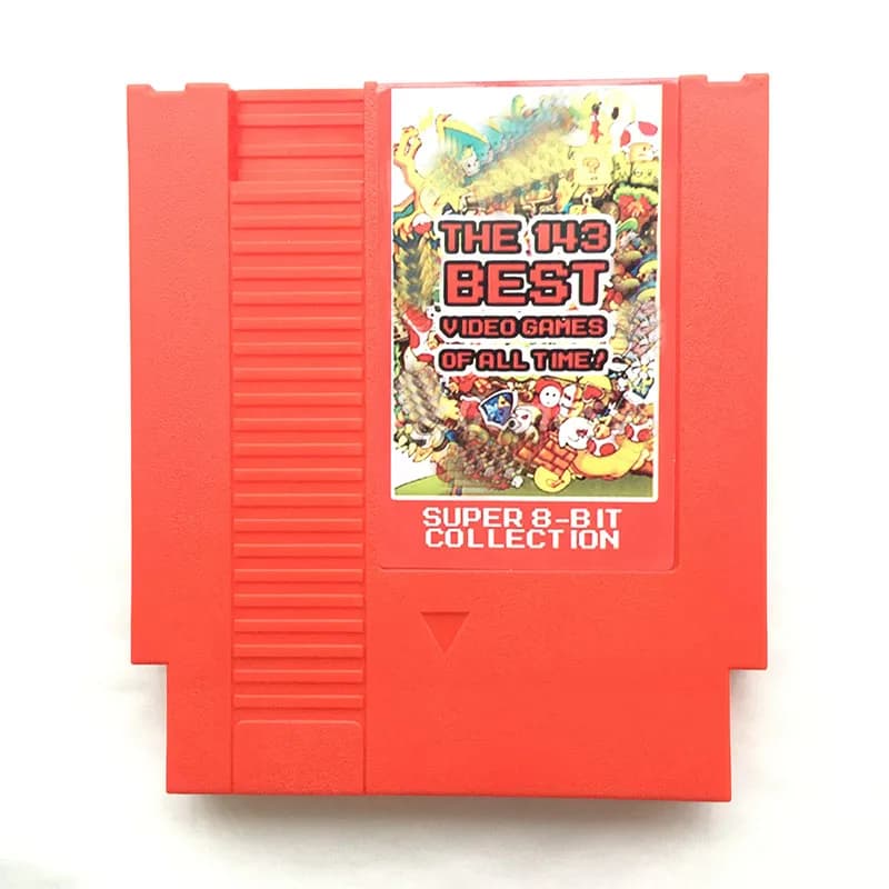 Scheda di Gioco 8bit per Console di Videogiochi con 143 Giochi Gratuiti, Cartuccia di Gioco a 72 Pin Compatibile con Macchine PAL e NTSC