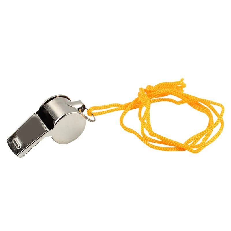 Metal Fischietto Arbitro Sport Rugby Stainless Steel Fischietto Football Basket Party Training School Cheerleader