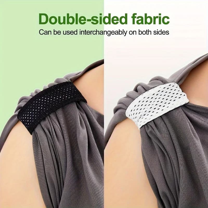1 Pezzo Fascia Elastica per Maniche Sportive da Softball e Football - Fascette in Velcro Traspiranti Bianche e Nere