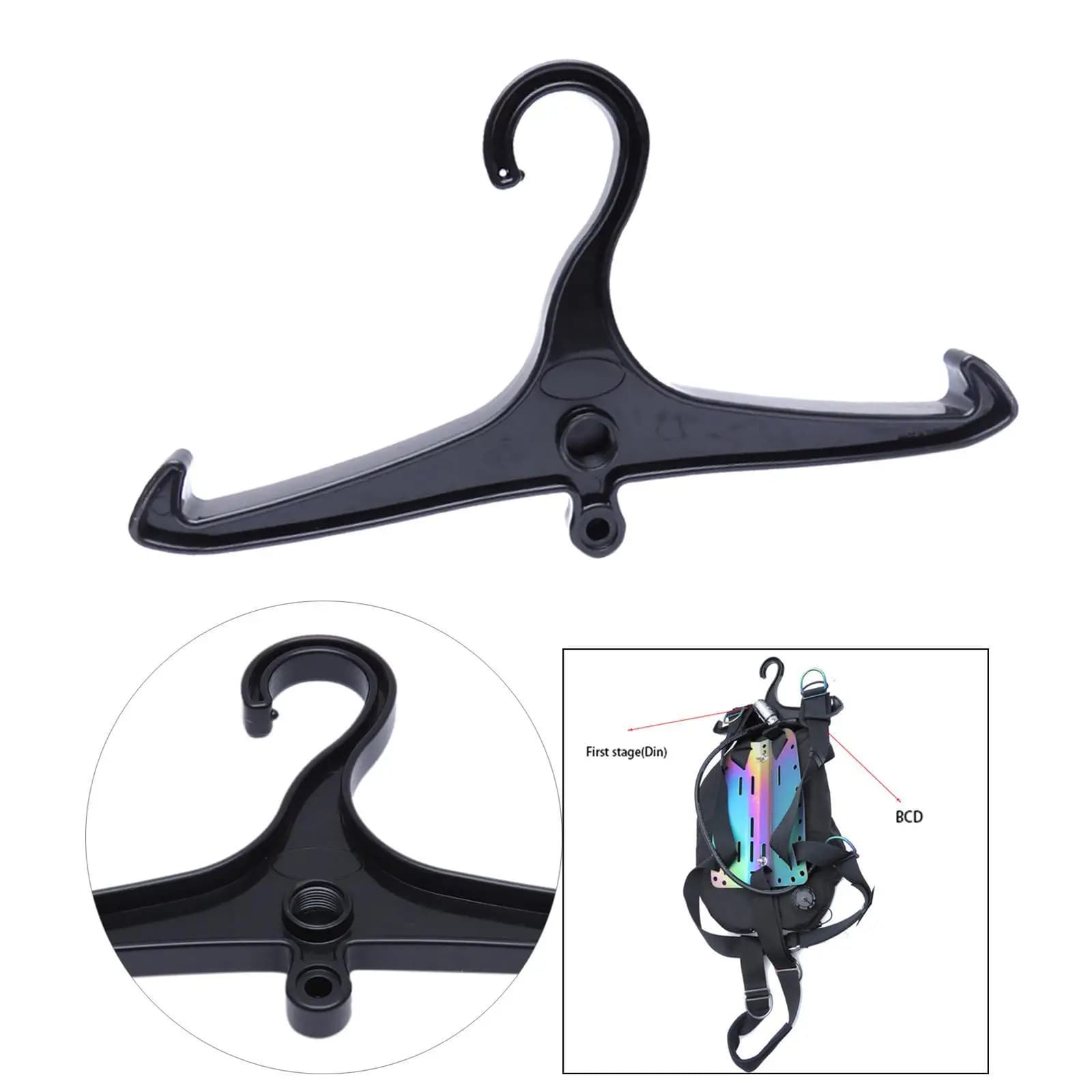 Scuba Drysuit Hanger Diving Dry Auit BCD Back Fly Side Mount Hanger Dive Boots Draining Snorkel Surf Equipment Accessories