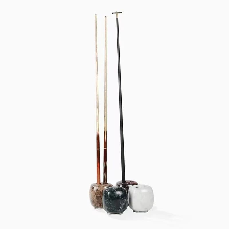 Factory Sales Professional Snooker Billiard Wood and Marble Pool Cue Stick Snooker Billiard Cues Stone Pole Plug