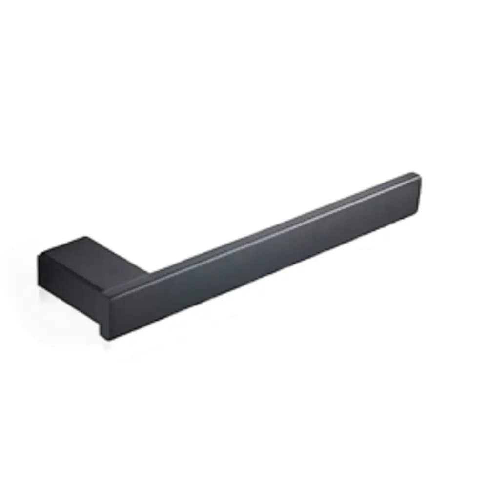 Set di Accessori per Bagno in Acciaio Inox 304 Nero Opaco, Anello Porta Asciugamani, Gancio per Accappatoio, Porta Scopino, Porta Carta Igienica, Personalizzabile