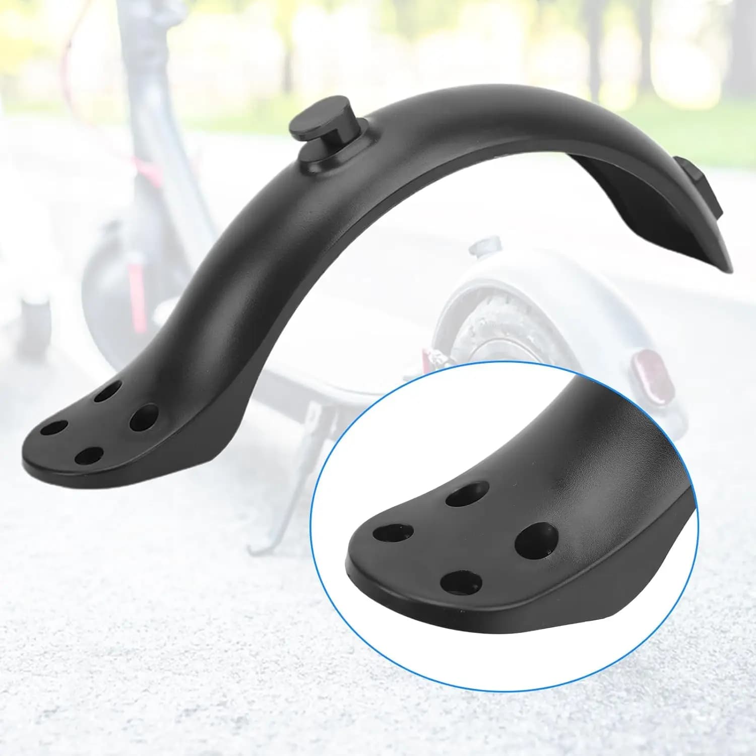 Parafango per Scooter elettrico a 4 fori per parafango posteriore per Scooter elettrico deflettore parafango per Scooter a 4 fori da 8.5 pollici con parte per Scooter a gancio