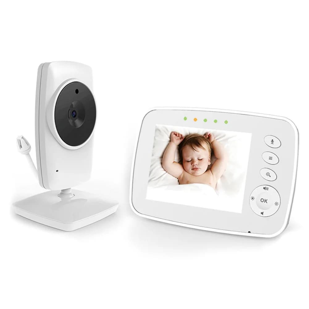 Baby Monitor da 3,2 Pollici, Interfono Bidirezionale, Funzione ECO e Risveglio Intelligente