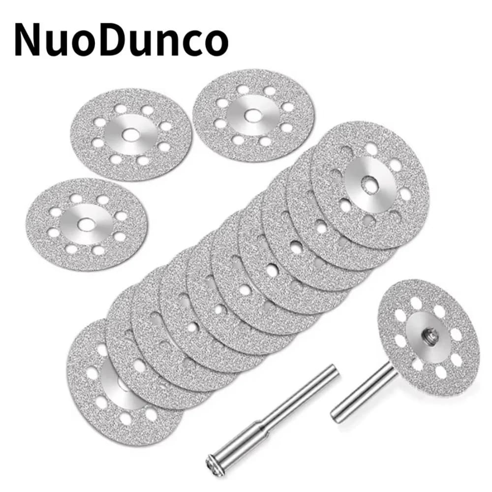 Diamond Saw Cutting Disc Mandrel for Dremel Rotary Tools Mini Blade for Stone Glass Tile Metal Ceramic Precision Cutting Tool
