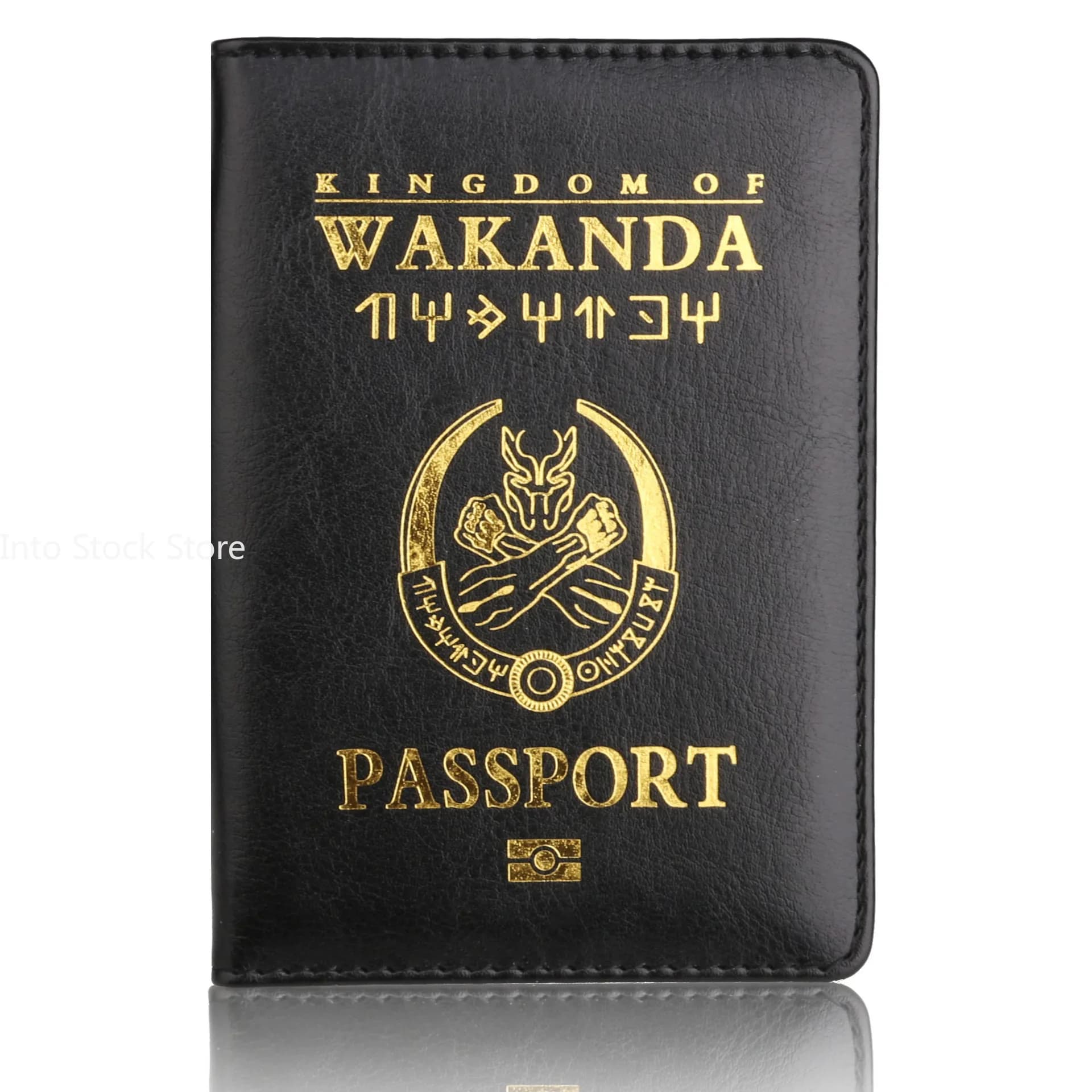 La migliore custodia per passaporto in pelle Wakanda Forever Black Panther, accessori da viaggio leggeri, portafoglio, custodia per passaporto