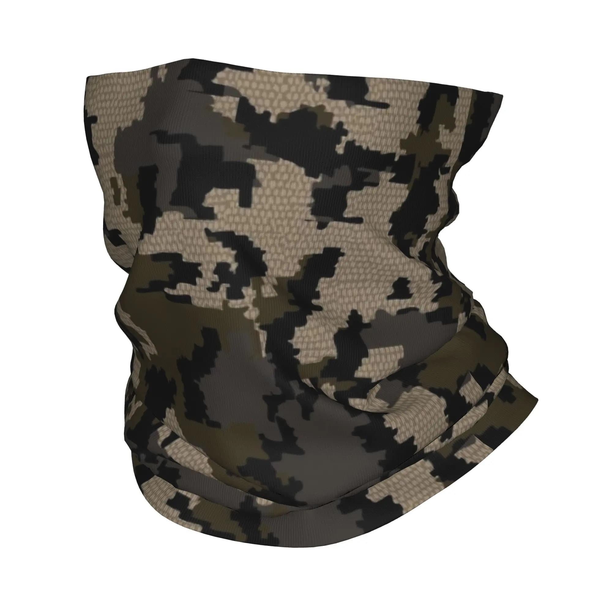 Bandana Mimetica Multifunction, Scaldacollo Stampato, Passamontagna, Sciarpa Avvolgente, Copricapo Caldo per Escursionismo, Unisex, Antivento