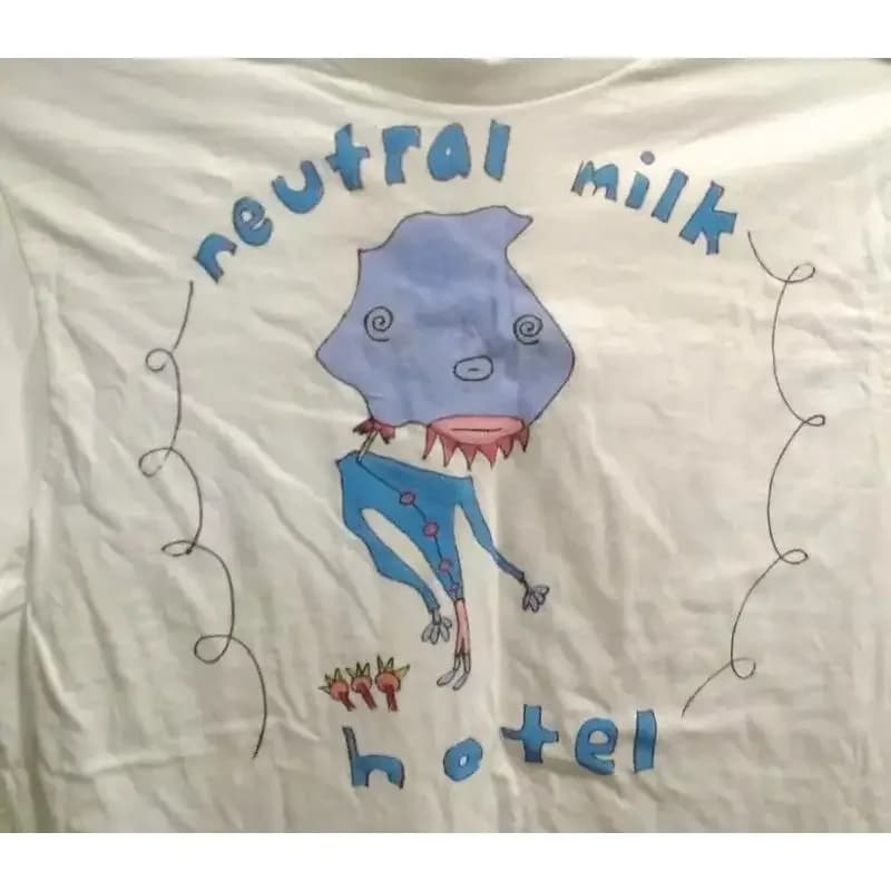 Neutral Milk Hotel Band Art Front T Shirt Size S 5XL