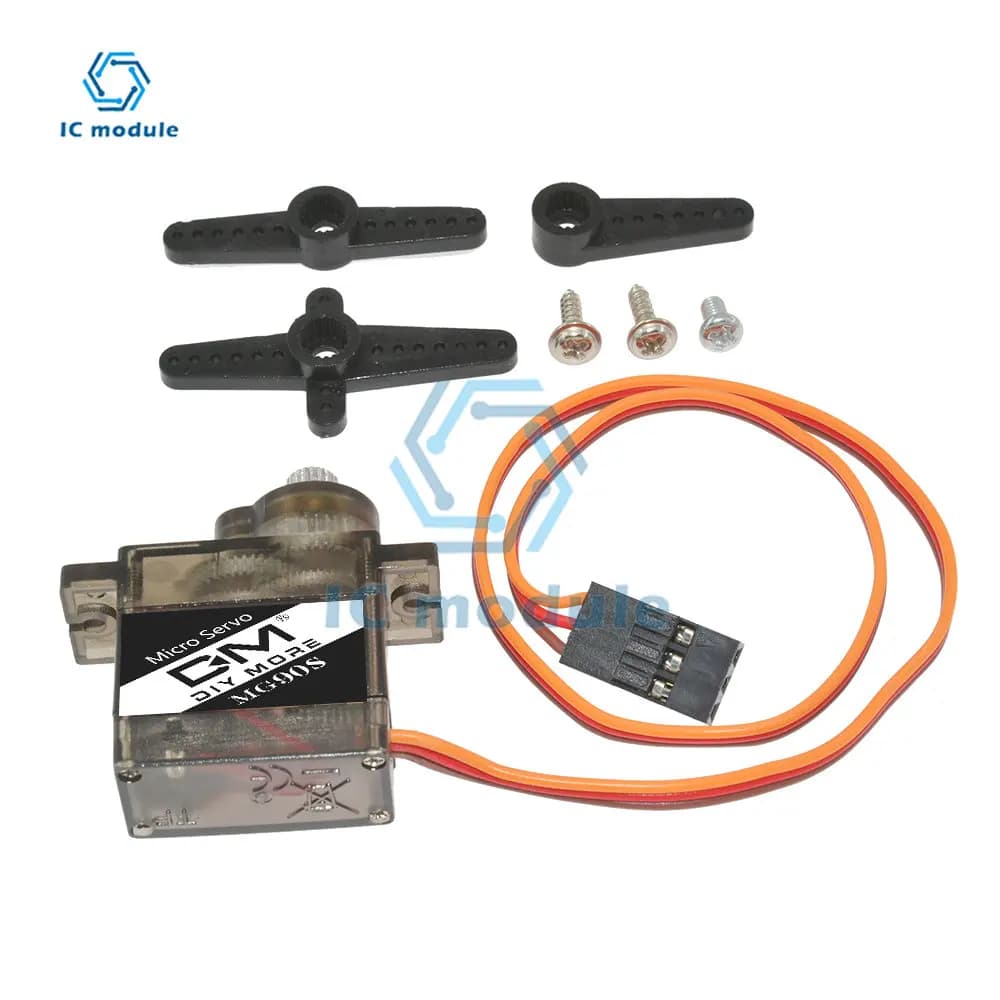 Servo ad alta velocità dell'ingranaggio del metallo 9G per il Robot della stampante 3D RC elicottero barca auto elettrica MG90S