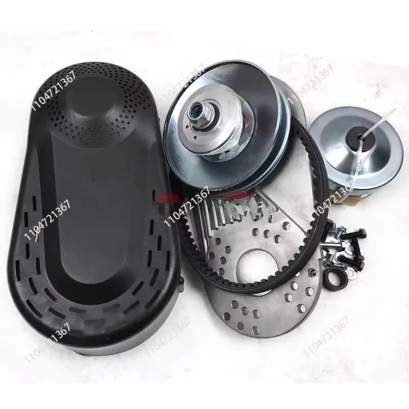 Frizione CVT da 20 mm per motori Go-Kart 164F/170F/GX160/GX200, tamburo frizione in acciaio trattato termicamente con cuscinetti resistenti all'usura