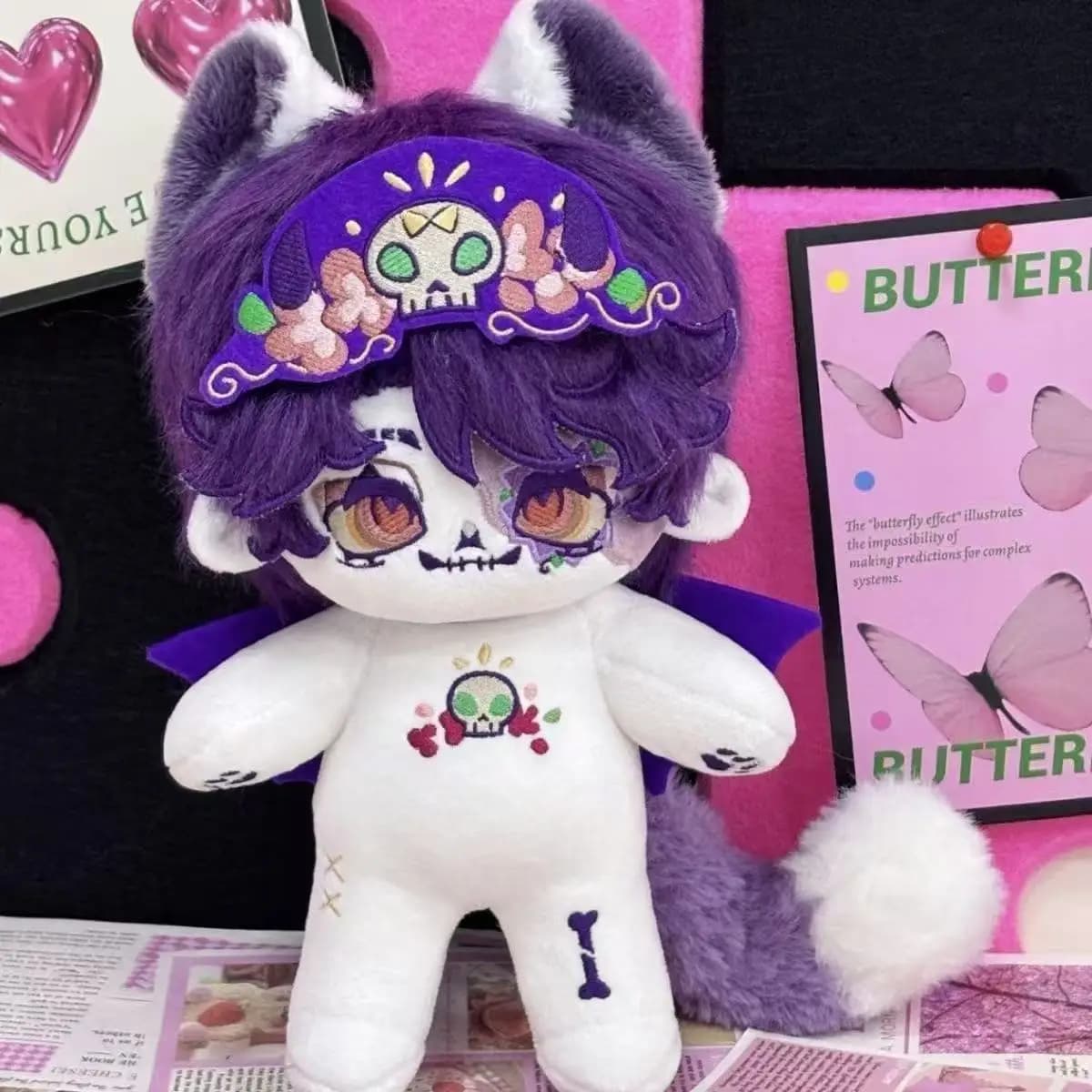 Stuffed Identity V Peripheral Prospector Norton Campbell 20cm Cotton Doll Toys Fools Gold Dress-up Plush Puppet Gift Collectible