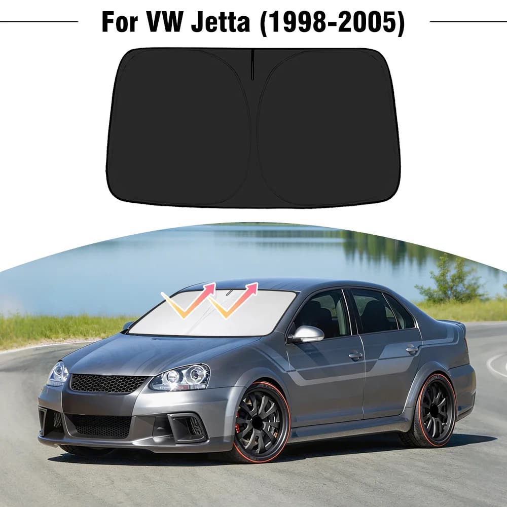 Parasole per Parabrezza Auto Volkswagen VW Jetta 1998-2003 2004 2005, Copertura Anteriore, Protezione UV, Accessori