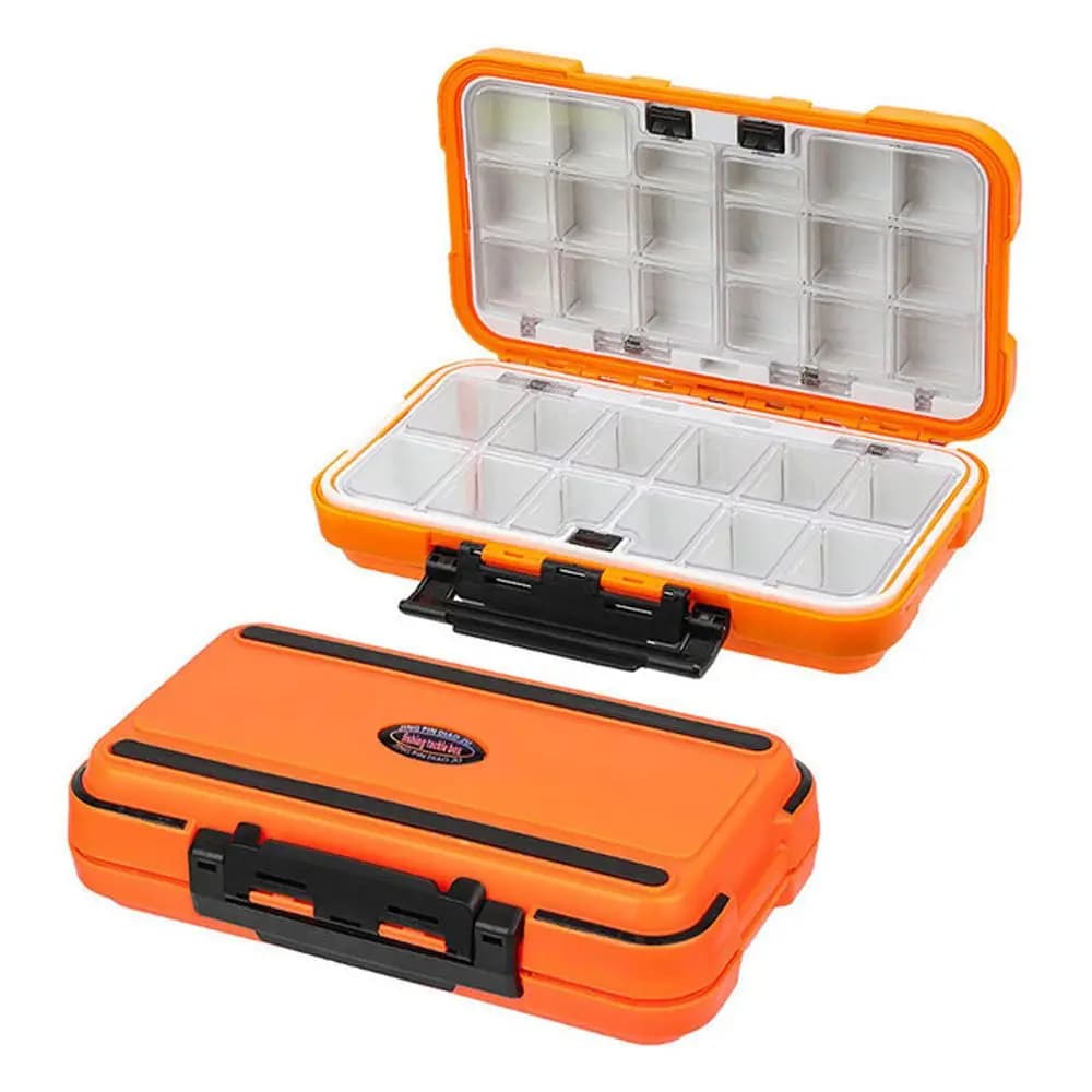 Supplies Tool Storage Box Sub-Box Waterproof Double-Sided Bait Accessory Box Opening and Closing Bait Box Fishing Tackle Box