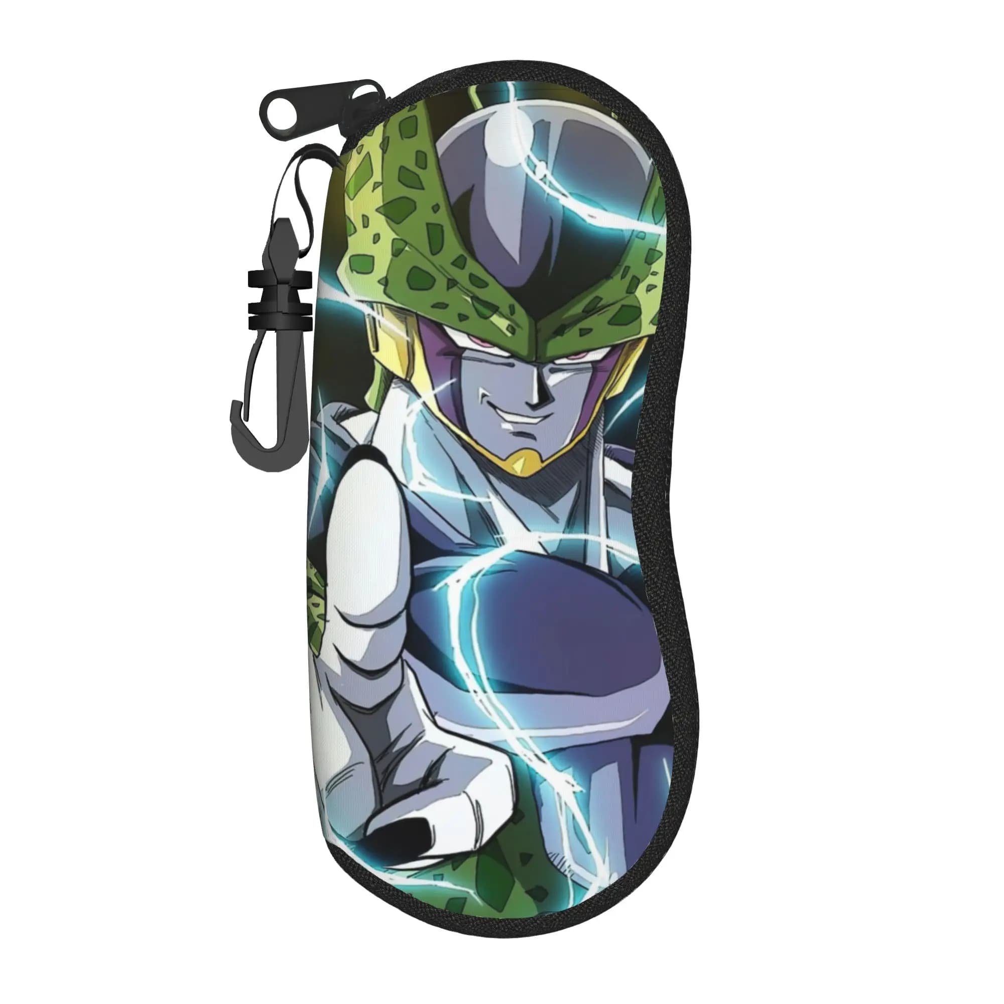 Custodia per occhiali Dragon Ball Cell da uomo e donna, con stampa, accessori, scatola per occhiali da sole, custodia per occhiali affascinante