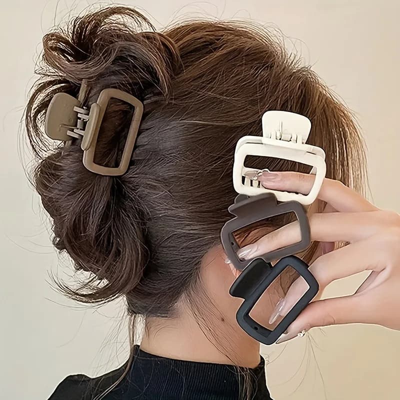 Men's Square Light Hair Clip for Elegant and Fashionable Hair Accessory, Suitable for Hair styling