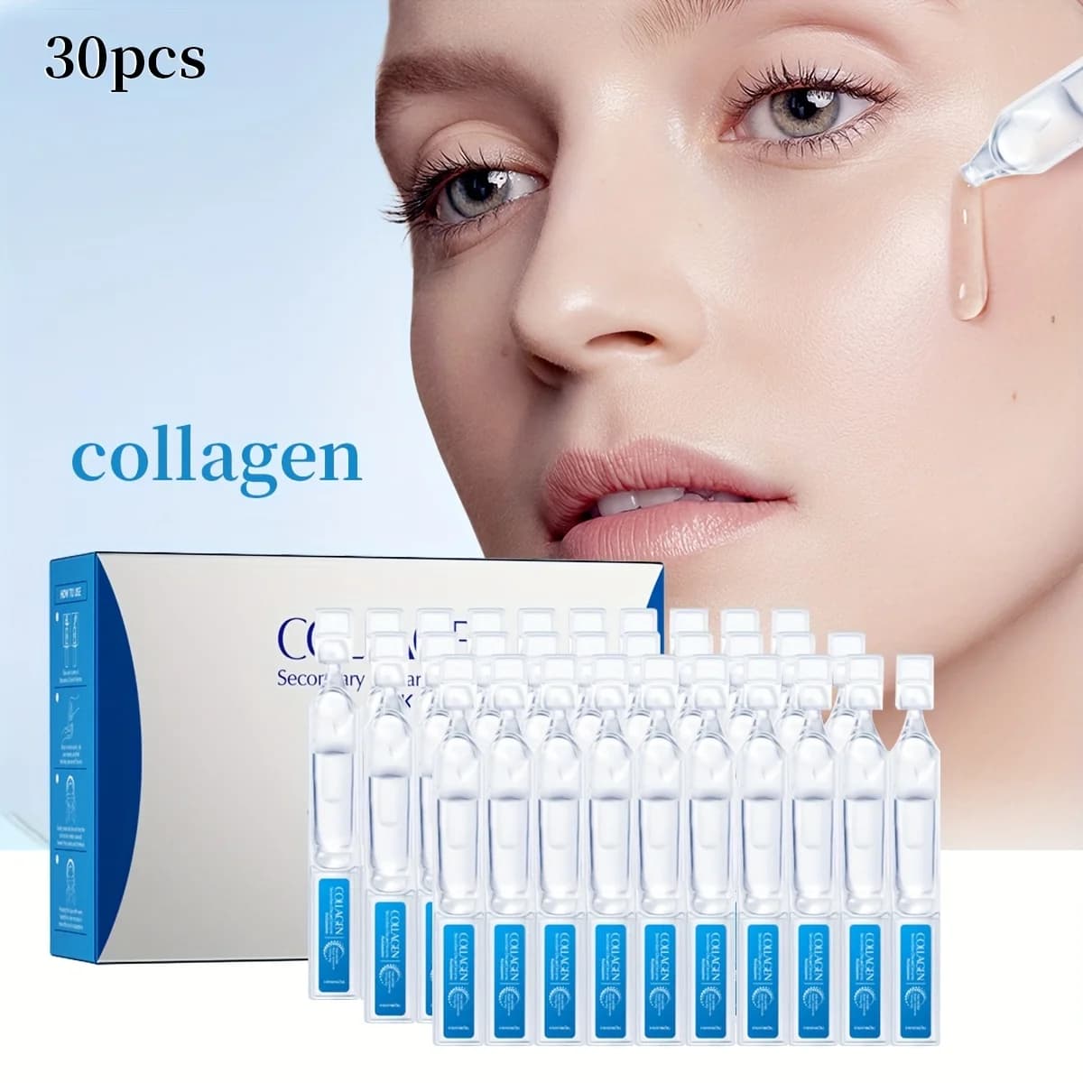 30 pieces/1.5 ml * 30 essence of anti-wrinkle collagen for the care of the youngest looking skin