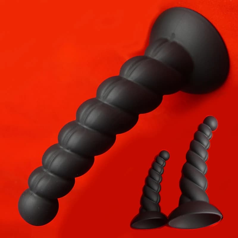 Silicone anal dildo expander sex toys, big vagina anus but butt plug with suction cup, buttplug analo plug buttplug