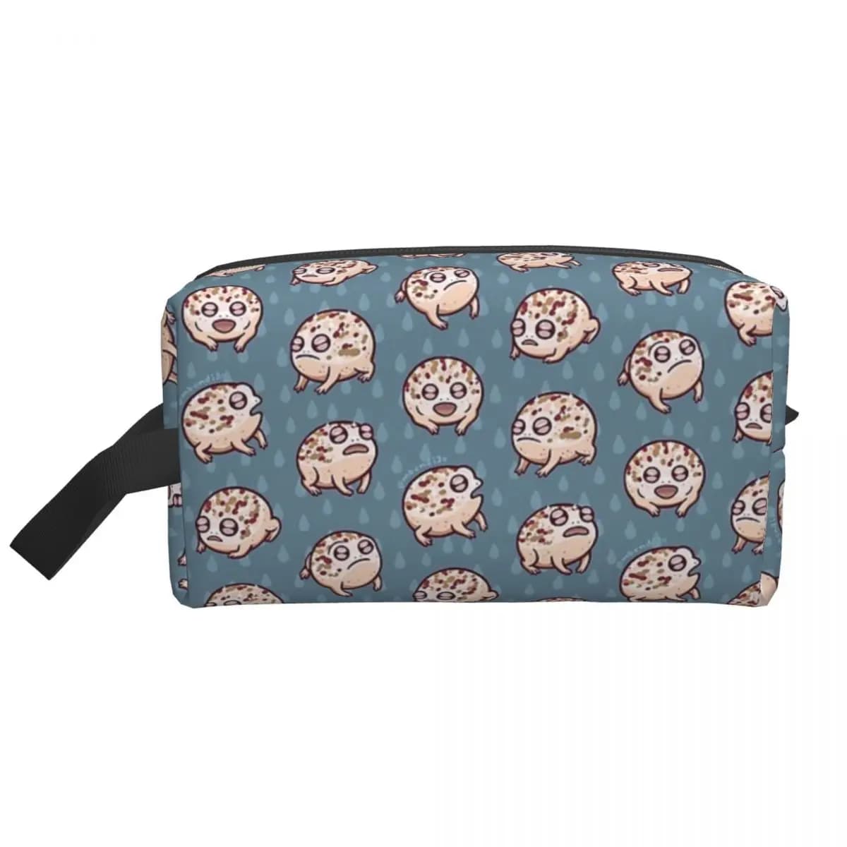 Desert Rain Frog Borse cosmetiche da donna, organizer da viaggio per il trucco, custodia per articoli da toeletta, astuccio per matite