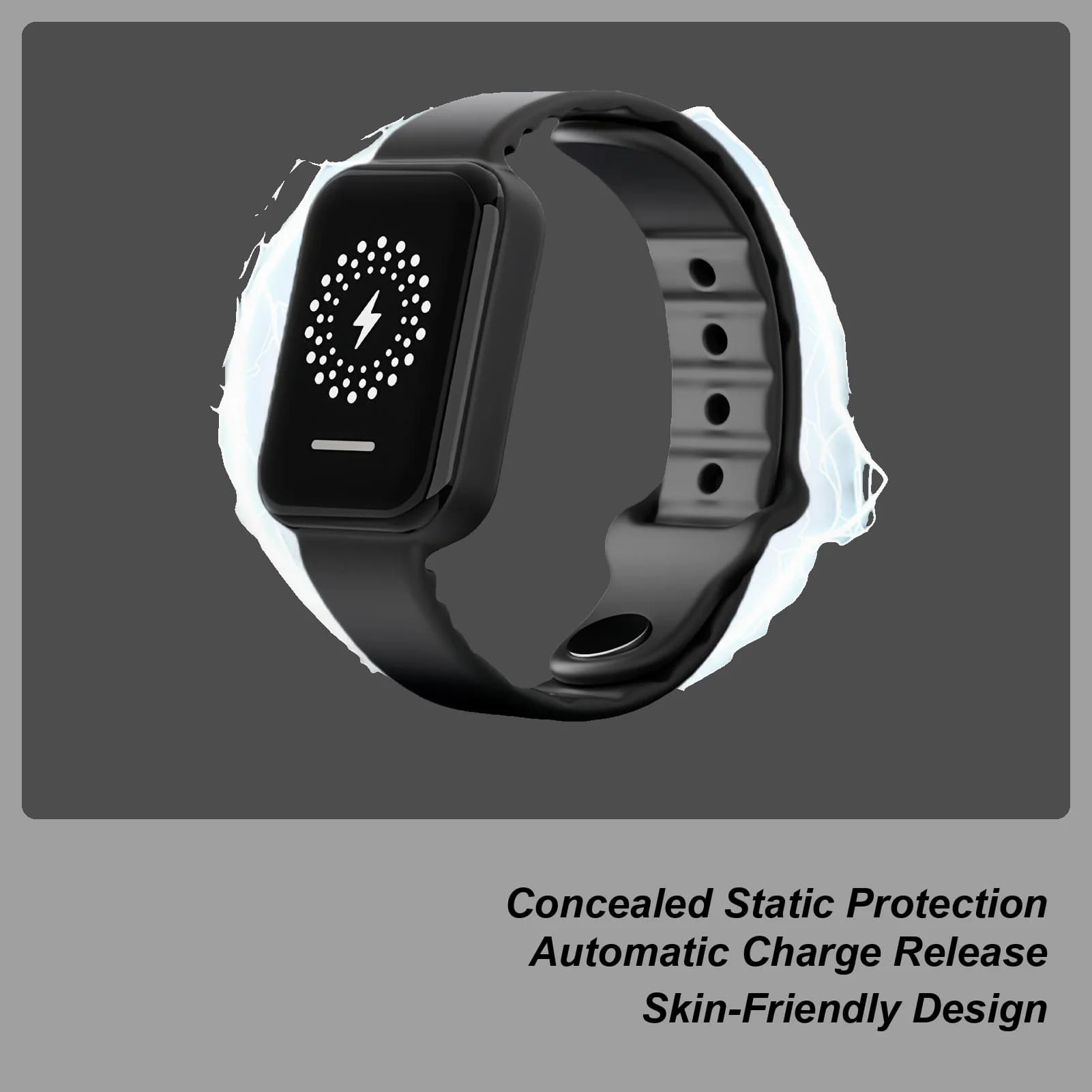 Bracciale antiurto in silicone regolabile invernale con rimozione elettrostatica, cinturino da polso per uomini, donne, ragazzi, ragazze, giovani, adolescenti, marito, figlio