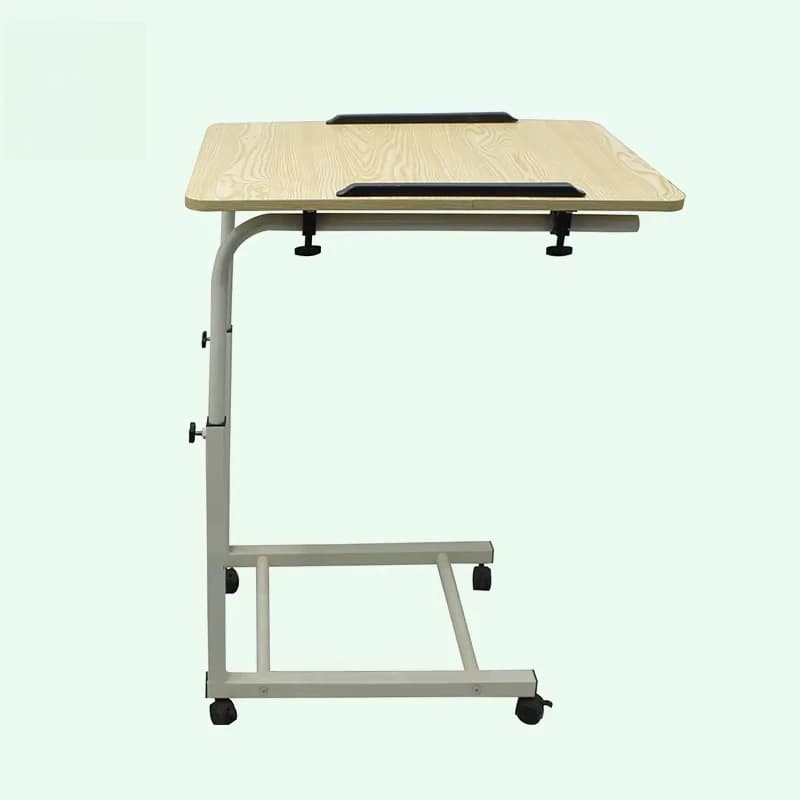 Supporto per laptop con rotelle Comodino sopra il letto regolabile Comodino inclinabile Scrivania per laptop con ruote
