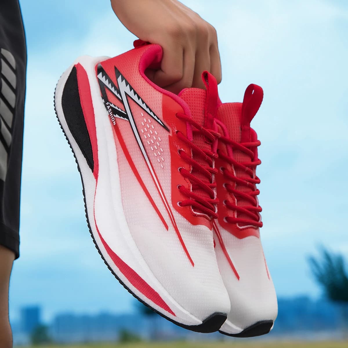 Men Running Shoes Marathon Speciality Sports Carbon Board Breathable Lightweight Women's Comfortable Athletic Nonskid Sneakers