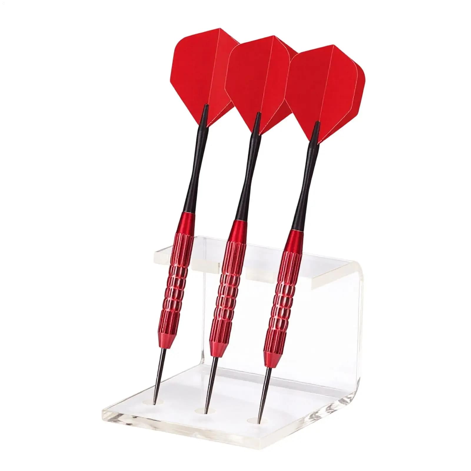 Holder For Darts Clear Acrylic Organizer Soft Tip Dart Display Stand For Players Collectors Beginners Professionals Competitors
