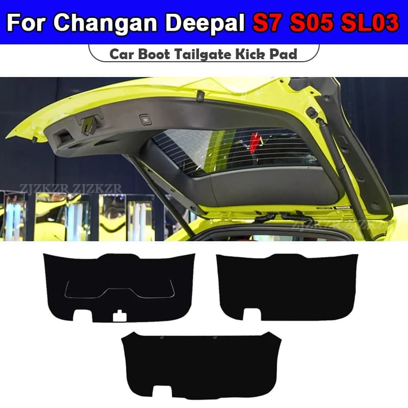 For Changan Deepal S05 S7 S07 SL03 2022-2025 Auto Baule Rear Anti-spork Door Zerbino Tooth Door Pad Pad Auto Accessories
