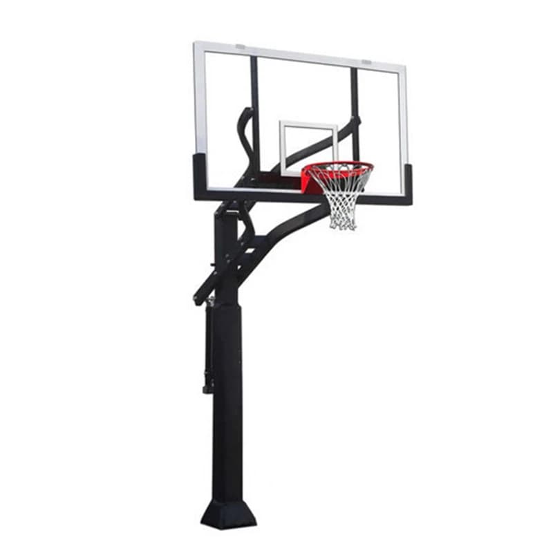 Fiberglass Basketball Board Adjustable Wall Mounted Basketball Hoop