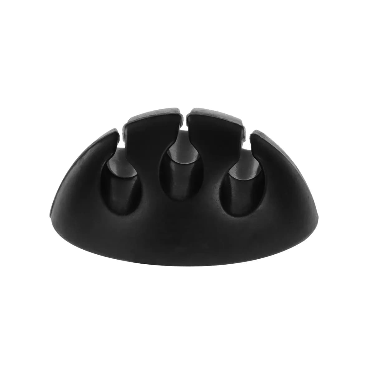 Set di 9 Clip per Cavi, Organizzatore da Scrivania Nero per Cavi di Ricarica, Supporto per Cavi USB di Laptop, PC e TV